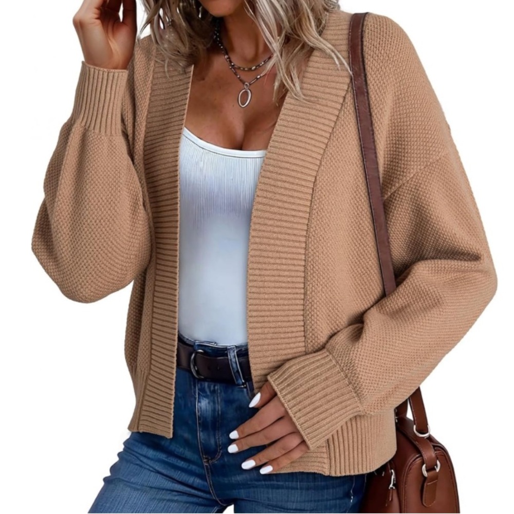 Elegant Tan Cardigan for Women